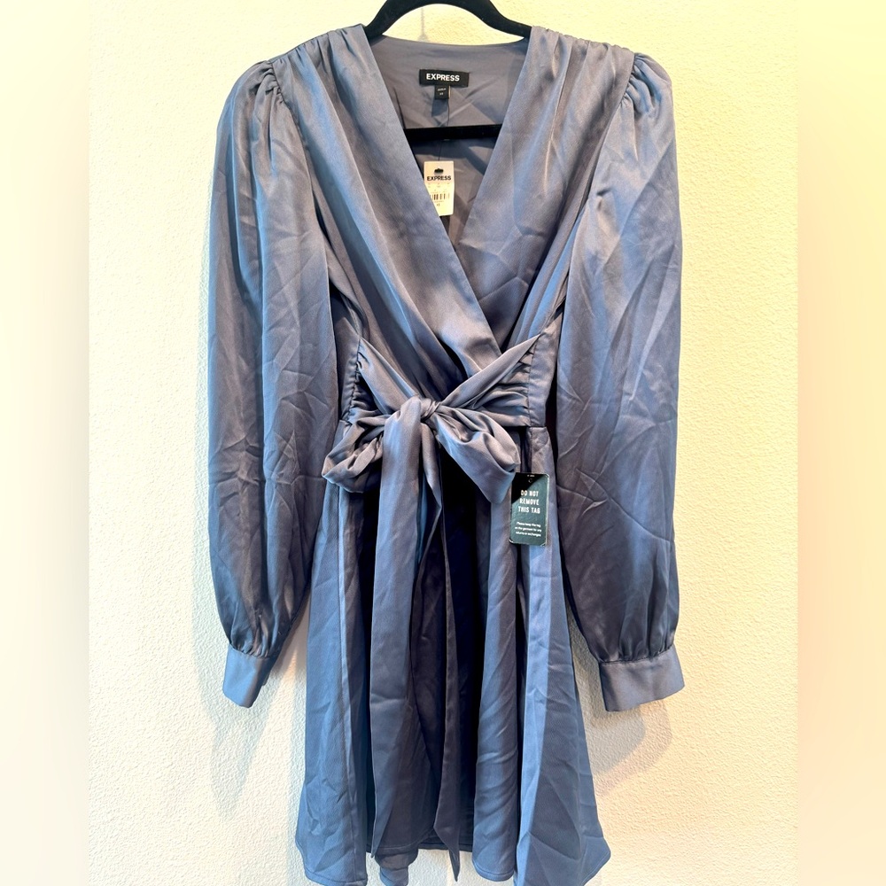 Express satin mini dress